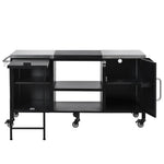 K&K 72.4' Large Grill Table for Big Green Egg