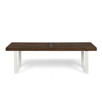 Intrinsic Outdoor Dining Bench With Slat Top