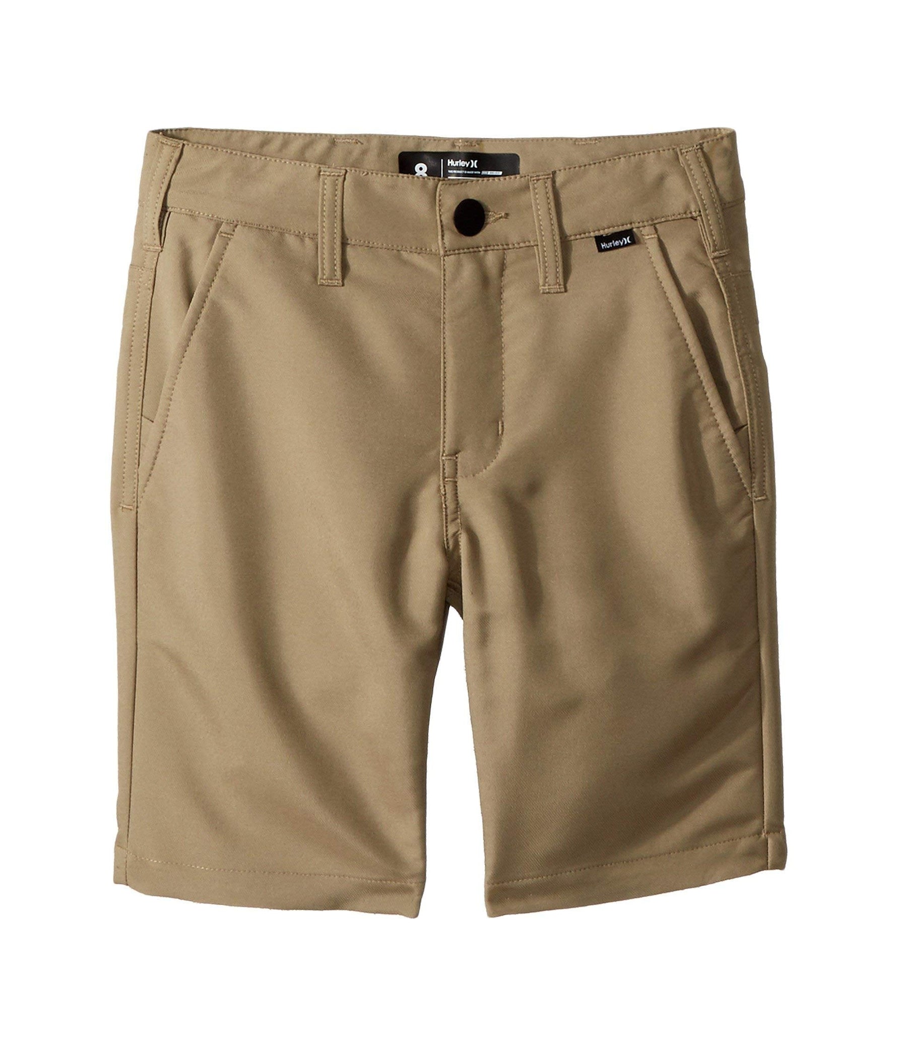 Hurley Boys' Dri-FIT Chino Walk Shorts (16/28, Khaki)