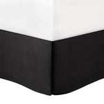 7 Piece Tufted Comforter Set Black Queen