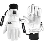 Wells Lamont HydraHyde Winter Gloves for Women & Men, Insulated for Cold Weather, Snow & Ski Gloves (White, Medium)