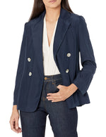 Vince Womens DRAPEY BLAZER,PALE WALNUT,10