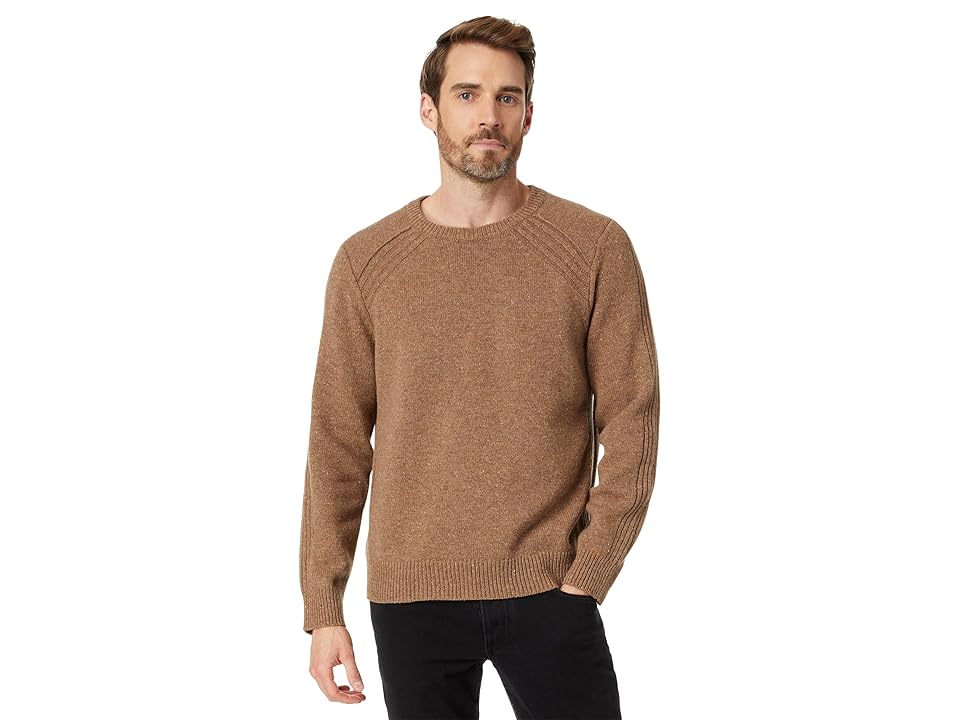 LLBean Rangeley Merino Crew Neck Sweater - Men's Taupe Heather