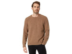 LL Bean Rangeley Merino Crew Neck Sweater Taupe Heather