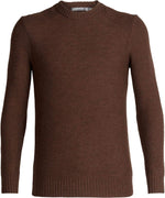 ICEBREAKER Men's Waypoint Crew Sweater - Bronze Heather