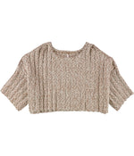 Free People Womens Good Day Pullover Sweater, Brown, Medium