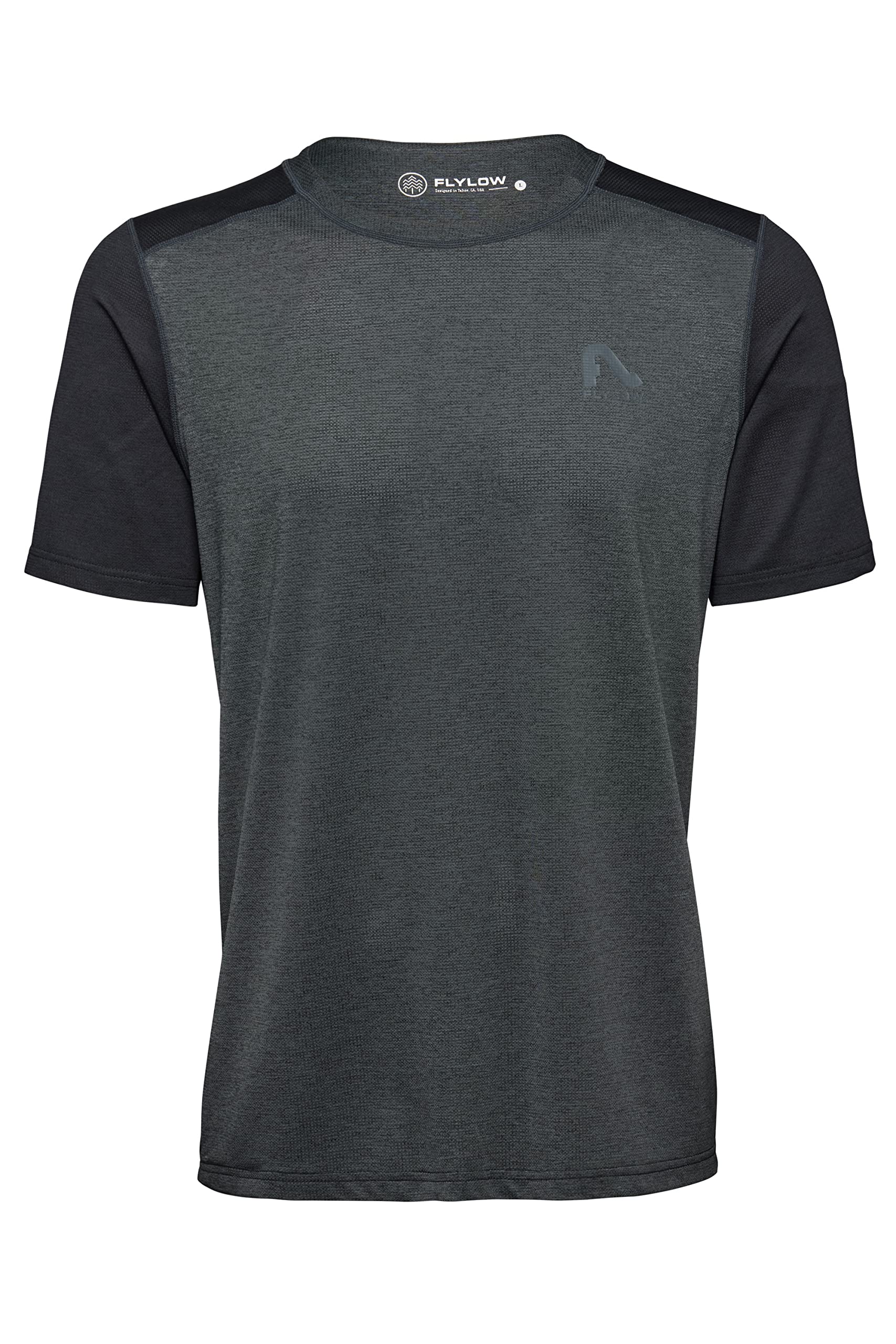 Flylow Men's Garrett Short Sleeve Shirt - Slate Black