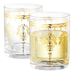 Moroccan Whiskey & Cocktail Tumbler Glass | Clear | Set of 2