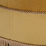 Yolanda 24" Round Upholstered Accent Ottoman
