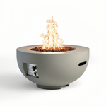 Outdoor Round Propane Fire Pit Table 28-inch, 40,000 BTU