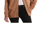 Bagatelle Faux Suede Shacket Camel