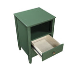 Winston 2-Drawer Storage Nightstand in Vintage Green