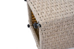 Outdoor PE Wicker Flower Pots, 2-Pcs Set, Beige