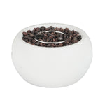 Patio MGO Propane Fire Pit, 40,000 BTU, White