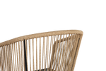 Outdoor Bar Stools Set of 4 with Armrests and Backrest