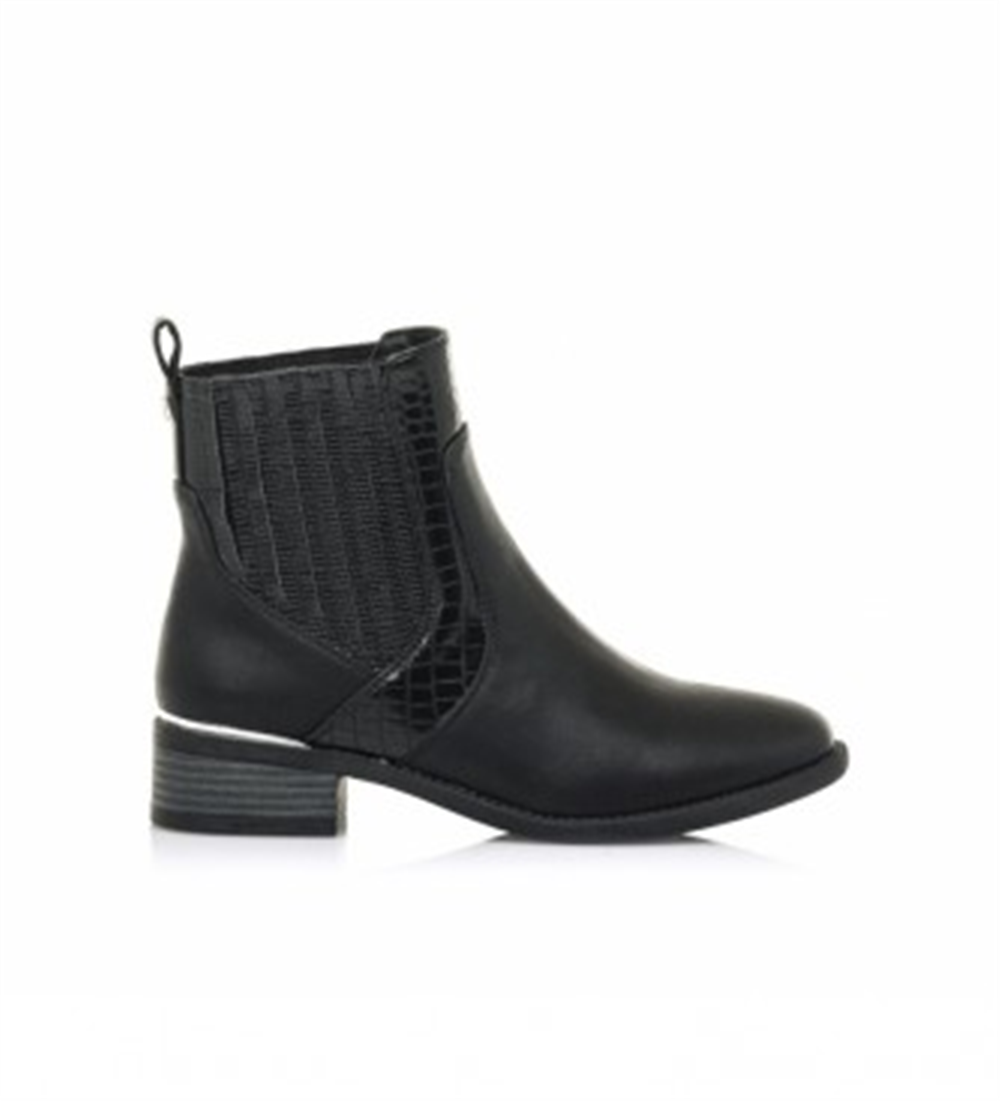 MARIAMARE Women's Black Botines 62819