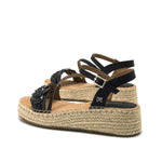 Mara Mare Women's Black Platform Sandals