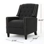 Classic Fabric Push Back Chair