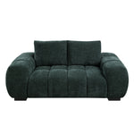Ferrand Green Chenille Loveseat