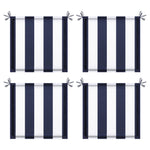 4PCS Outdoor Patio Seat Cushion Replacement with Ties