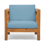 Brava Mid-Century Modern Club Chair with Water Resistant Cushions