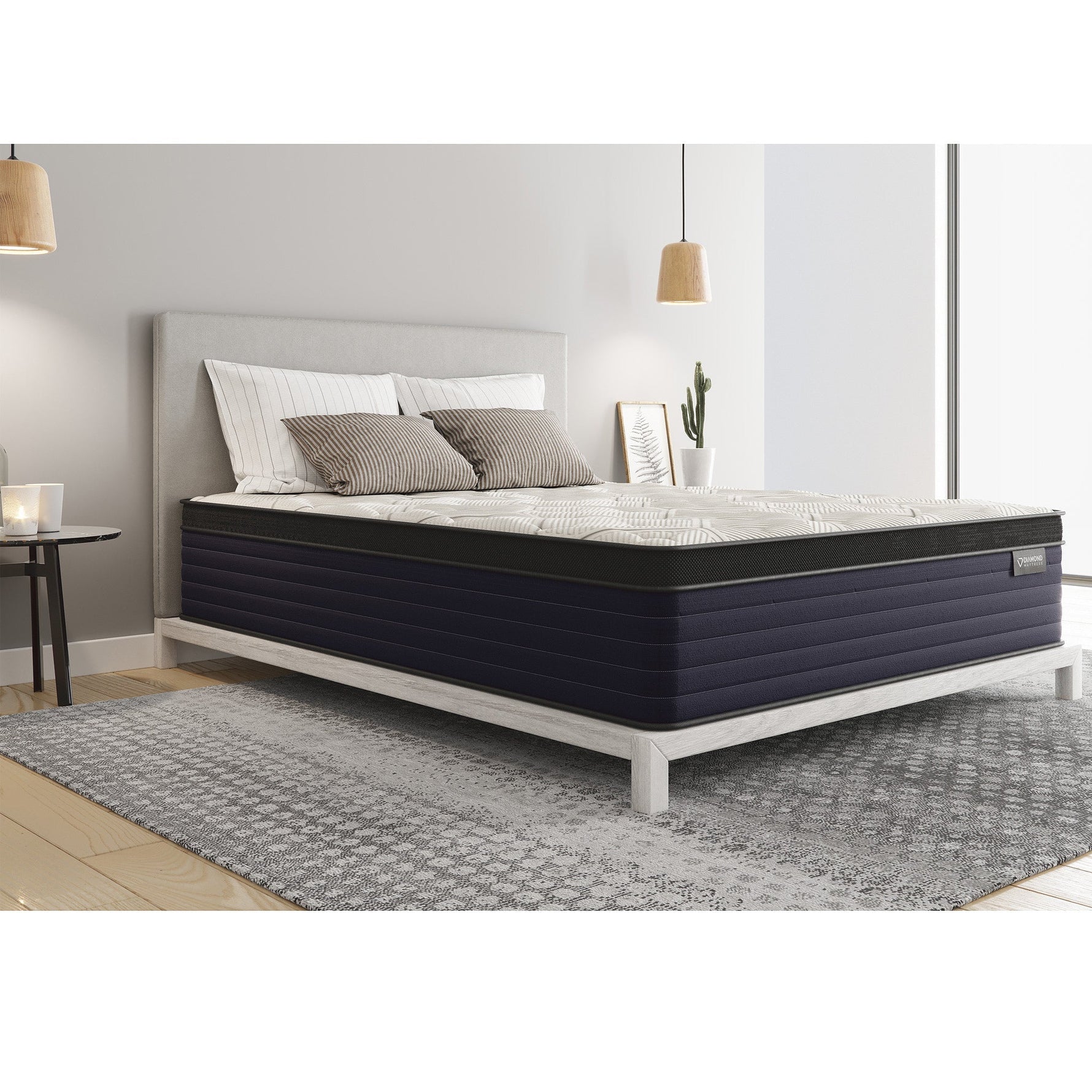 Diamond Cleo Cool Copper King Mattress 14" Euro-Top Firm Feel