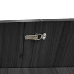 55.11'-70.86' Extendable Dining Table with Striped Legs