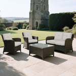 High Back Patio Chair Cushions For Garden (Set of 2)