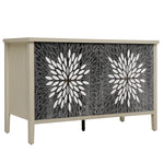 Sideboard Buffet Cabinet with 4 Doors and Adjustable Shelves