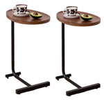 C-Shaped Side Table for Sofa and Bedroom