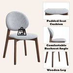 Hadasa Side Chair, Elegant Upholstery (Set of 2)