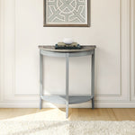 Justino Console Table - Gray / Oak