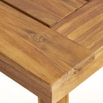 Outdoor Acacia Wood 7-Piece Dining Set with Cushions