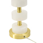13x13x26 Marble Table Lamp