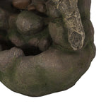 24.75' High Callan Fountain Weather Resistant Floor Fountain with Light