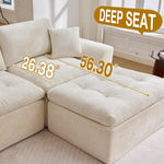110'' Cloud Sectional Couch for Living Room