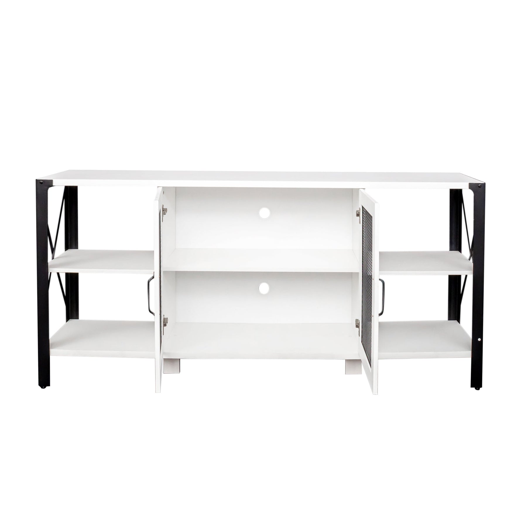 Industrial TV Stand for Living Room and Bedroom