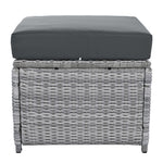 Outdoor Furniture Set Patio Rattan with Recliners and Tables