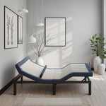 Twin XL Adjustable Bed Base with Head/Foot Tilt and Lumbar Position Adjustment