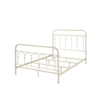 Citron Full Bed - Elegant Metal Panel Design