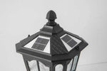 Garden Post Light Black Aluminum Outdoor Column Light