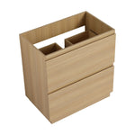 Modern Freestanding Bathroom Vanity Cabinet With Double Drawer