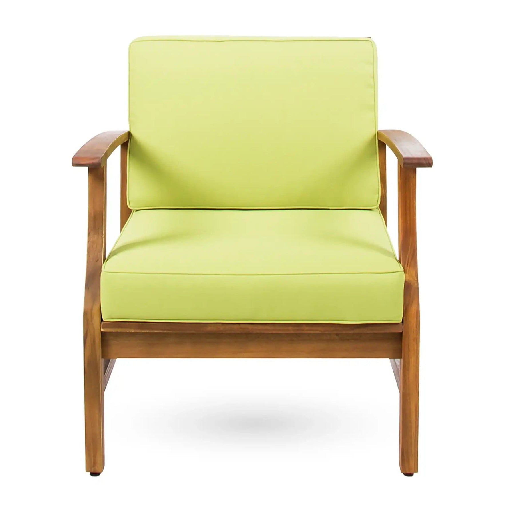 Perla Contemporary Club Chair with Water-Resistant Cushion