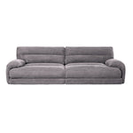 Cadenza Corduroy Loveseat - Gray