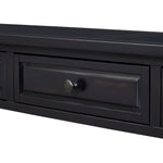 TREXM 63" Long Console Table with Drawers and Shelf