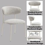Kalam Fabric Side Chair (Set of 2) - Light Gray