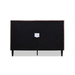 Aspen Vertical Tufted Modern Headboard Platform Bed Set, Queen, Mink Beige Performance Velvet