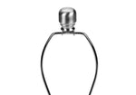 Contemporary 26"h Cream Ceramic Table Lamp with Ivory Shade