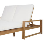 TREXM Outdoor Double Lounge Chair with 5-Position Adjustable Backrest