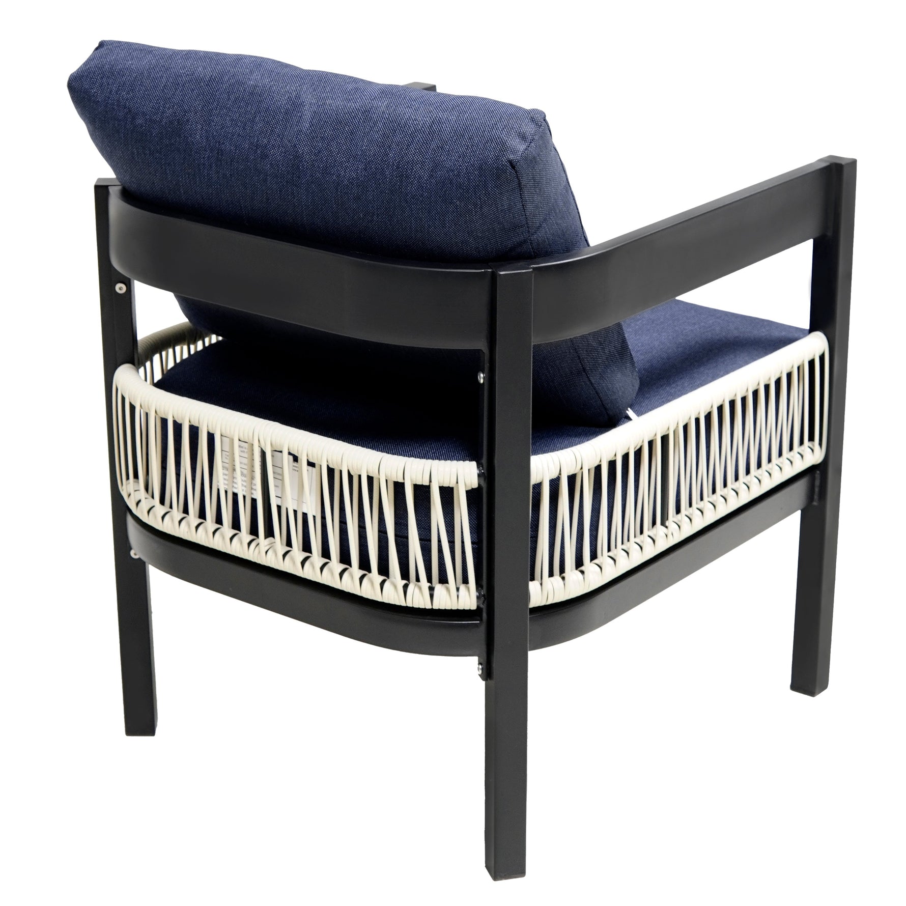 U_Style Multi-person Outdoor Iron Sofa Set with Table